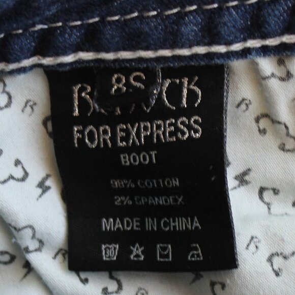 Berock for Express Boot Cut Jeans Women Size 8 R - Picture 5 of 7